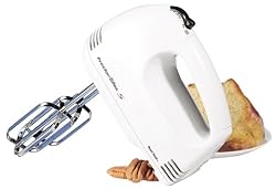 Proctor Silex 62515 5-Speed Easy Mix Hand Mixer, White