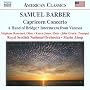 Samuel Barber: Capricorn Concerto; A Hand of Bridge; Intermezzo from Vanessa