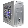 10-Bay ATX Silver Window Case w/450W PS and Case Lights