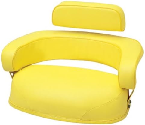 John Deere Replacement Cushion Seat - Yellow, Model# 55000YE02JD