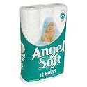 Angel Soft Bathroom Tissue, 2-Ply, Unscented, 12 rolls