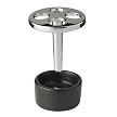 Black/Chrome Louie Toothbrush Stand