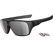 Oakley Dispatch Men's Lifestyle Outdoor Sunglasses w/ Free B&F Heart Sticker Bundle - Matte Black/Grey