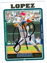 Jose Lopez autographed Baseball Card (Seattle Mariners)
