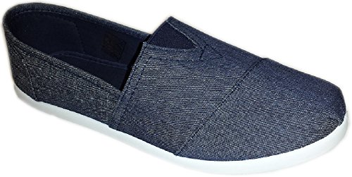AimTrend Women's Canvas Slip On Shoe Sneaker Flat