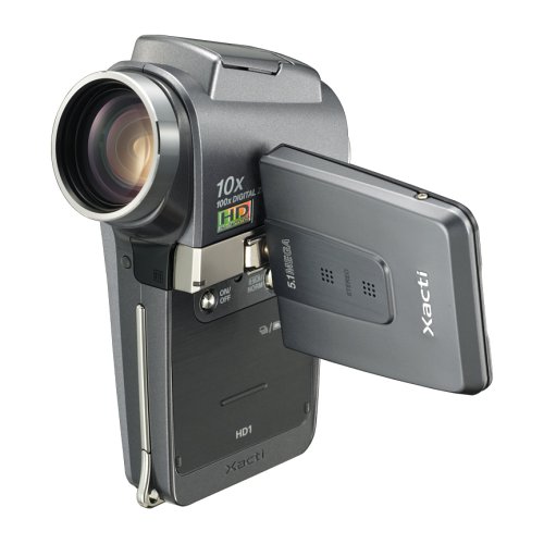 Sanyo Xacti VPC-HD1 5.1MP MPEG-4 High Definition Camcorder w/10x Optical Zoom under High Definition in The Electronics Store