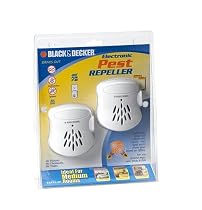 Black & Decker EX410-2P-TP1 Ultrasonic Pest Repeller, Medium Room
