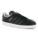 Adidas Original Gazelle 2 Black White Leather Trainers