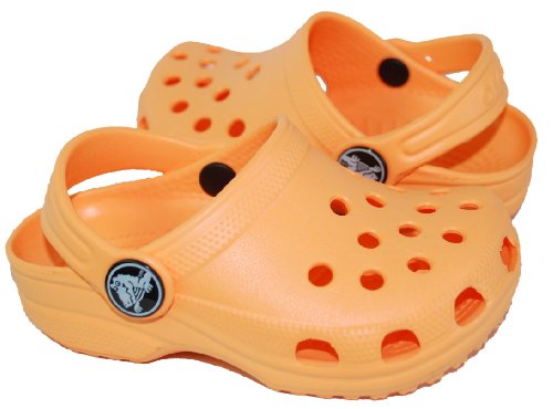 Crocs Kids Cayman Clogs Sandals Cantaloupe (C 12/13)