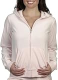Bella Ladies Velour Hooded Sweatshirt. 7807