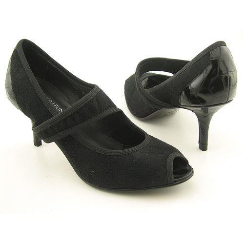 DONALD J PLINER Tsa Heels Slides Shoes Black Womens