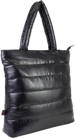 Eastsport Black 12" Ultra-lite Tote, Padded Interior Electronic Storage Pocket,great for the Beach, School, Travel, and Shopping