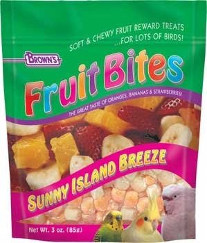 Fruit Bites Caged Bird Treats - Sunny Island 