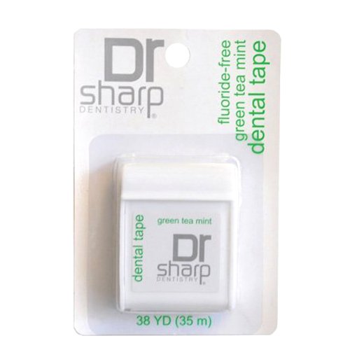 Dr. Sharp Natural Oral Care Dental Tape, Green Tea Mint