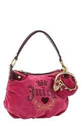 Juicy Couture 'No Drama' Velour Hobo Bag - Monaco Color