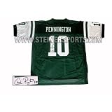 Chad Pennington Hand Signed Authentic NY Jets Jersey at Steiner Sports