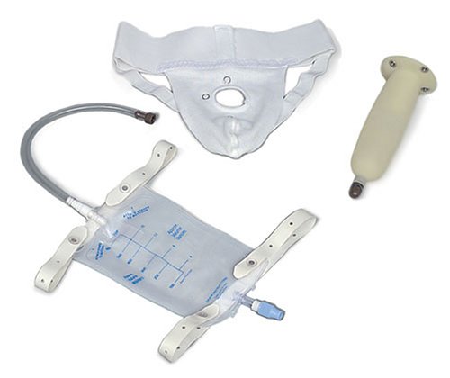 HealthPersonalCare: Duro Med McGuire Style Suspensory Male Urinal with Deluxe Waistband, Sheath and 20 oz. Leg Bag with Adjustable Latex Straps