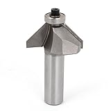 uxcell 面取りルータービット 12.7mmシャンクサイズ 15.9mm切削長さ 45度アングル