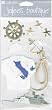 Jolees  Boutique Le Grande Dimensional Stickers, Navy