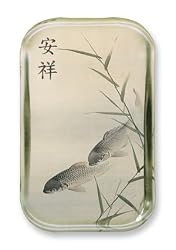 Peaceful Koi - Rectangle Glass Paperweight (2-1/2" x 4" x 1")