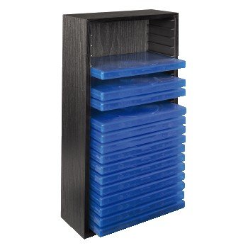 DVD-Rack 20, Schwarz