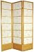 Asian Home D&eacute;cor - 6ft. Botanic Solid Bottom Japanese Folding Privacy Screen Room Divider - 3 Panel