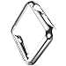 Apple Watch Case, for Series 1 ZOEKO 38mm/42mm Super Thin PC Plated Cover Case Slim Premium Super/Exact Fit/Plastic Cover Snap On Hard Protective Case for Apple iWatch 2015 (PC Case Silver 42mm)