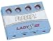 Sports : PRECEPT Golfball Lady SIII transparent blau, 12 St&uuml;ck