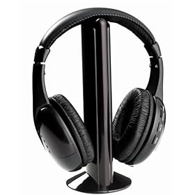 Wireless Cordless TV PC MP3 Computer Headphones Headset