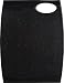 image and picture of Trudeau Wave Reversible Cutting Board, 12 by 16-Inch, Black Granite