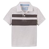 Toddler Boys' Cherokee Short-Sleeve Slub Polo - True White