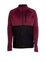 Armada Camiseta Técnica Rotor Hw 1/4 Zip (Vino / Negro)