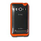 Amzer TPU Hybrid Case for HTC EVO 4G - Orange
