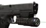 Custom QD Quick Release Interchangeable Green Laser Flash Light Combo for all Glock, Sig Sauer, S&W, and Springfield Pistol with tactical picatinny weaver rail