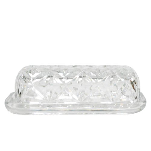 Block Crystal Olympic Collection Butter Dish