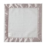 Swaddle Designs Baby Lovie Fuzzy Security Blanket - White/ Pink
