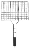 Fackelmann Steak-Wendegitter Draht verchromt 35x25cm