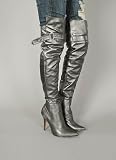 Leatherette Stove-Cut Boot