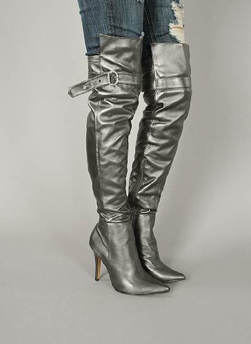 Leatherette Stove-Cut Boot