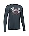 Under Armour Boys' UA Breakthrough Logo Long Sleeve T-Shirt Youth Small Stealth Gray
