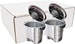 Ekobrew Stainless Steel Refillable K-Cup for Keurig Brewers, 5.7 Ounce, 2- Count