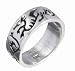 Sterling Silver Dragon Band