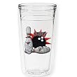 Bowling 12 oz Slimline Insulated Beverage Tumbler, Clear