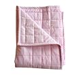 Tadpoles Basics Crib Coverlet - Pink