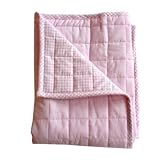 Tadpoles Basics Crib Coverlet - Pink