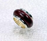 Completely Handcrafted - Designer Sterling Silver Abstract Jasper Spindle Ring