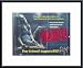 Rabid, Art Poster by Unknown Artist, with Metal Frame, poster size: 11 x 17