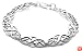 Sterling Silver Celtic Design Bracelet, 8