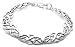 Jewelry : Sterling Silver Celtic Design Bracelet, 8"