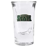 Bergamot Michigan State Spartans Fluted Shot Glass Set of 2